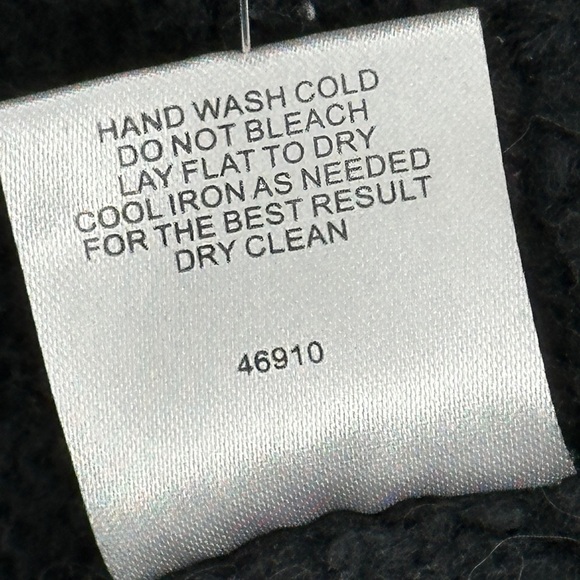 Romeo & Juliet Couture Sweater Charcoal Floral Embroidered Boho Sz L - Picture 8 of 9